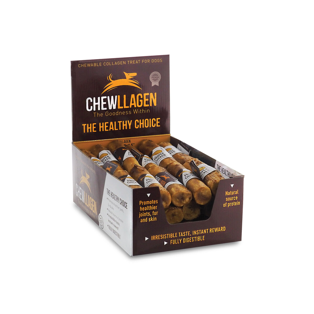 Snack pour chiens Chewllagen Poulet (35 Unités)